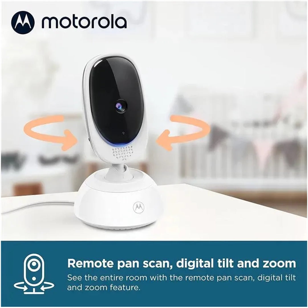Motorola VM75 Indoor Video Baby Monitor with Camera - Remote Pan, Tilt & Zoom