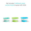 Munchkin Stay Put Suction Bowls & Lids, 3 Pack Blue/Green on Luna Baby Store Miami