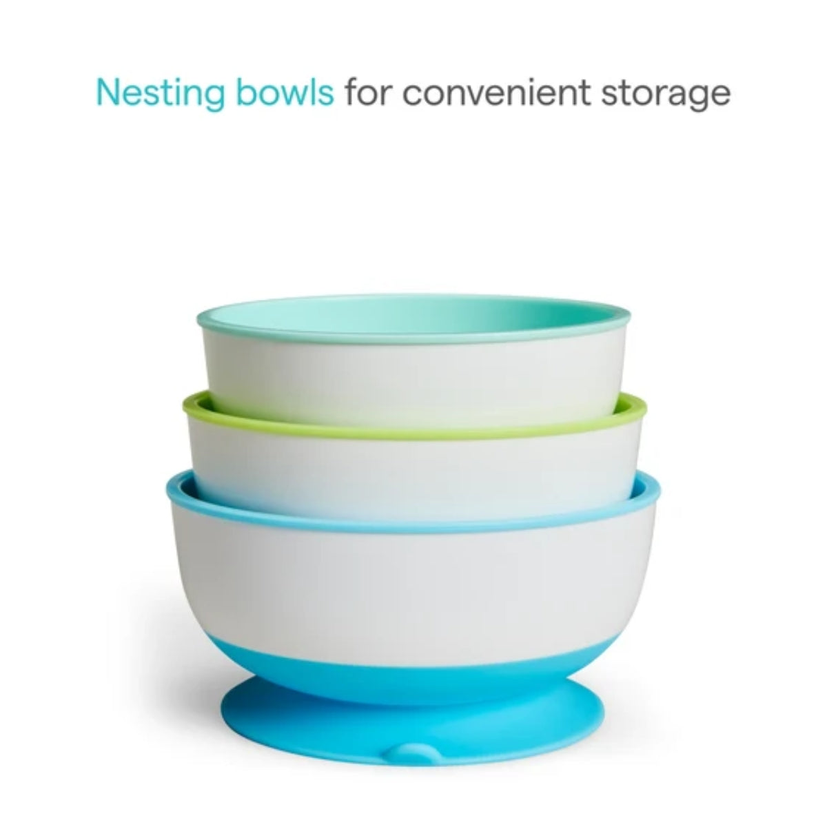 Munchkin Stay Put Suction Bowls & Lids