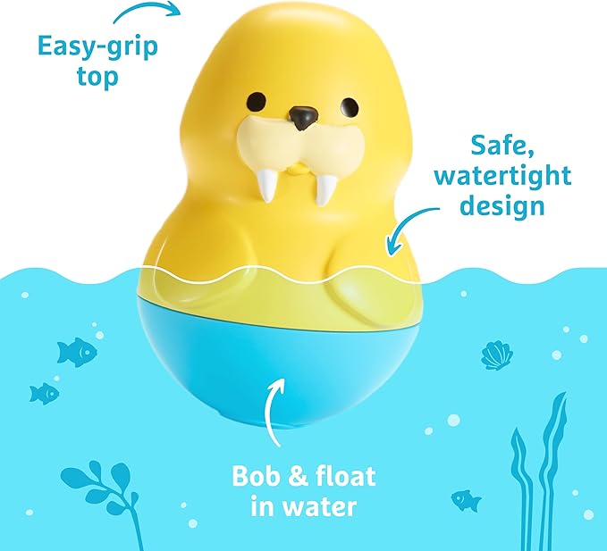 Munchkin Bath Bobbers Mold Free - Dolphin/Walrus on Luna Baby Store Miami