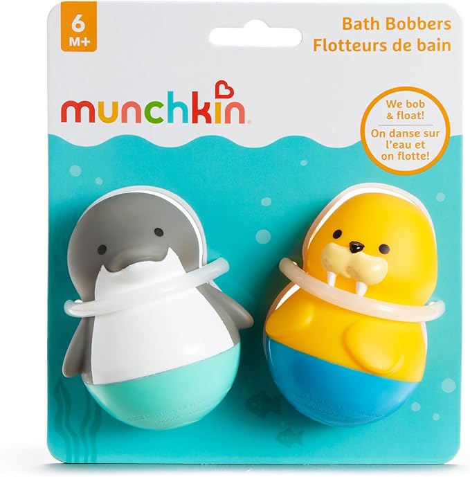 Munchkin Bath Bobbers Mold Free - Dolphin/Walrus on Luna Baby Store Miami