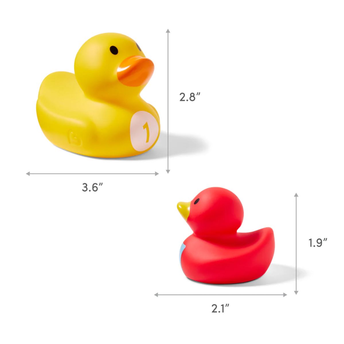 Brinquedo Para Banho Munchkin Patinhos Count & Quack - 5 Unidades