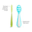 Munchkin Gentle Dip Multistage First Spoons - Blue/Green
