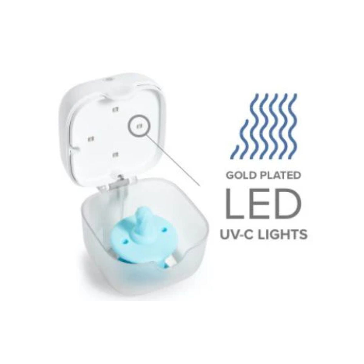 Munchkin Mini Sterilizer Plus Rechargeable Battery Portable UV on Luna Baby Store Miami