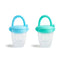 Kit Alimentador De Silicone Munchkin 2 Peças Mint e Blue