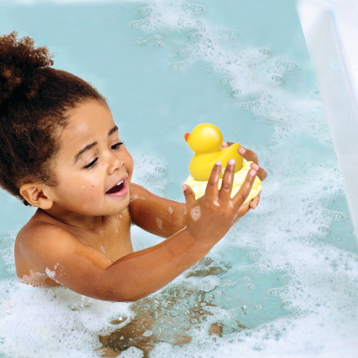 Escova de Banho Infantil de Silicone Munchkin Squeeze & Scrub

