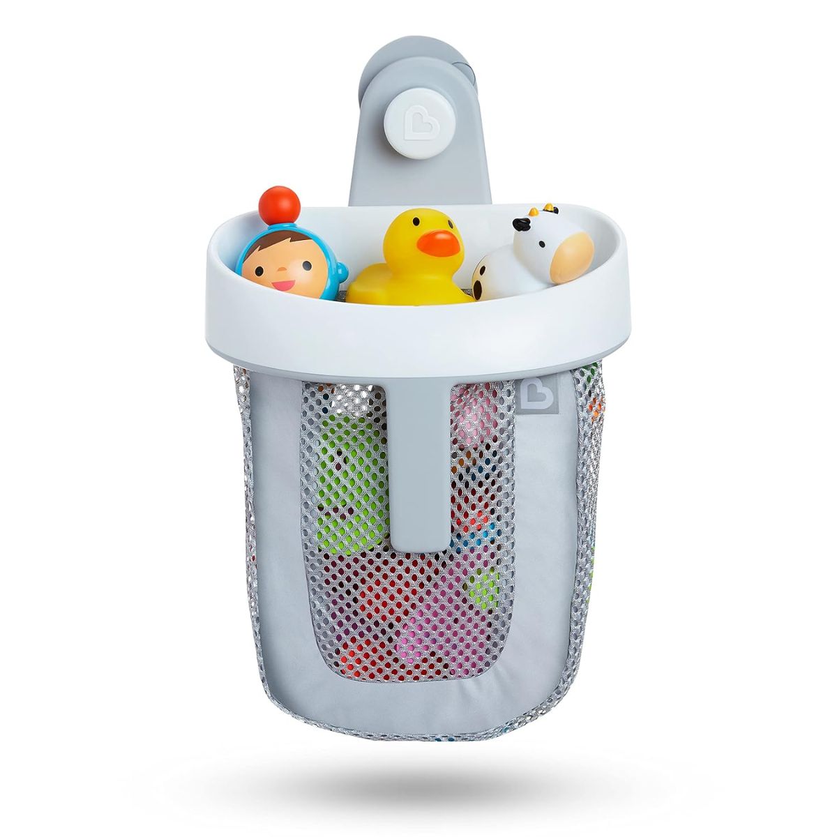Organizador Infantil De Brinquedos De Banho Munchkin Scoop Cinza