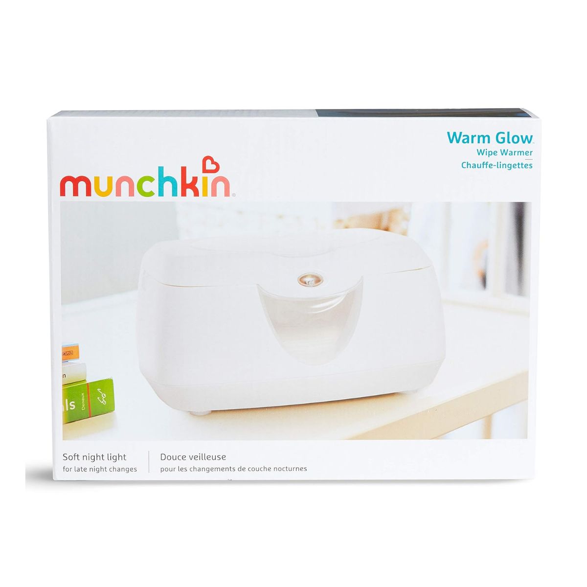 Munchkin Warm Glow Wipe Warmer - White