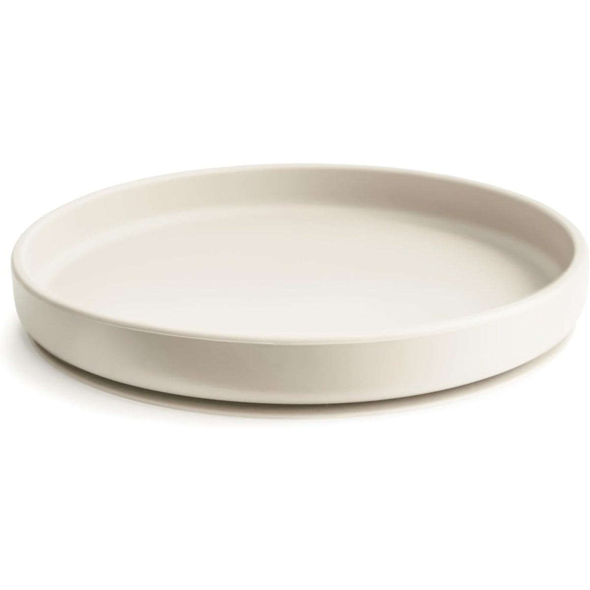 Mushie - Classic Silicone Suction Plate BPA-Free Non-Slip Design Ivory