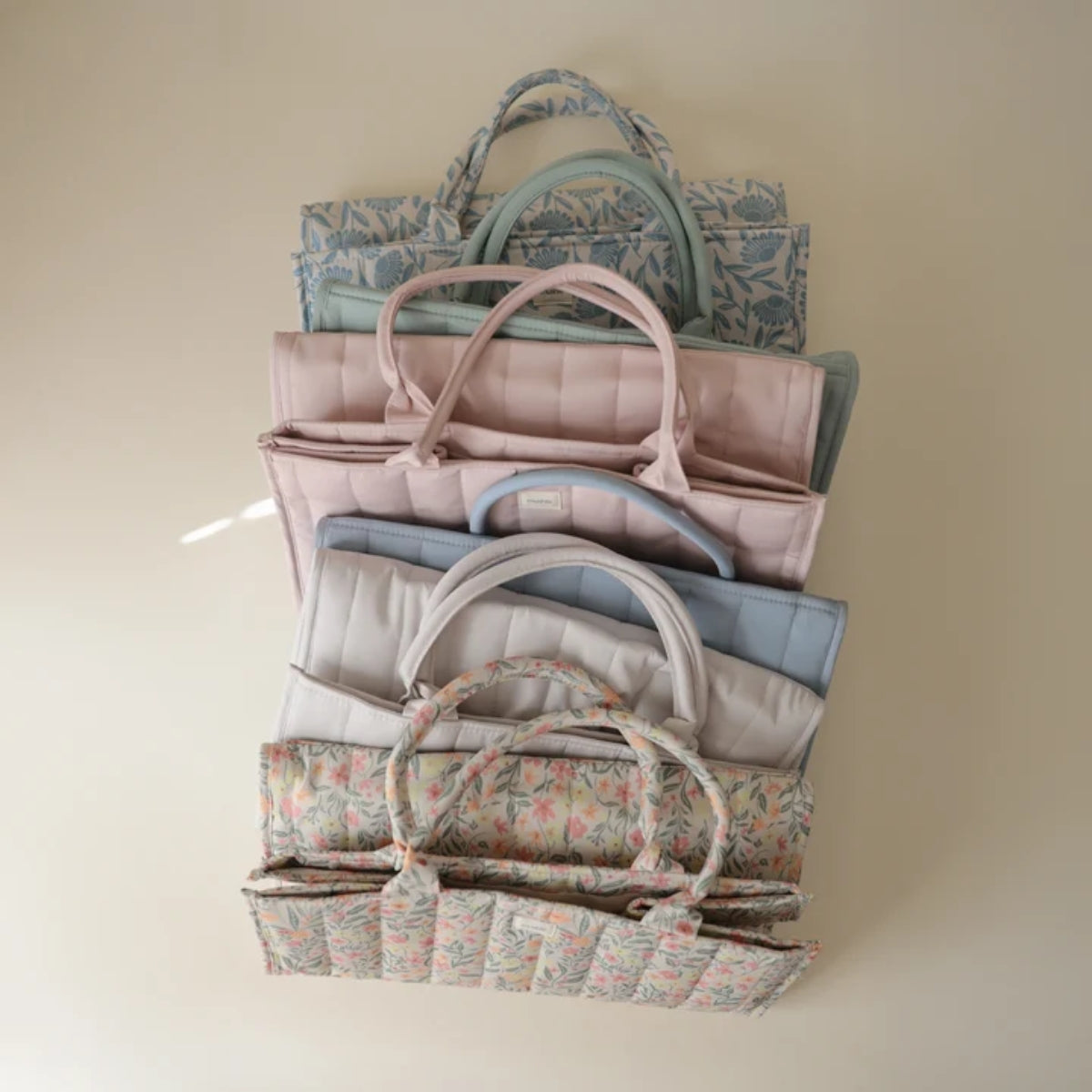Mushie Diaper Caddy - Ivory