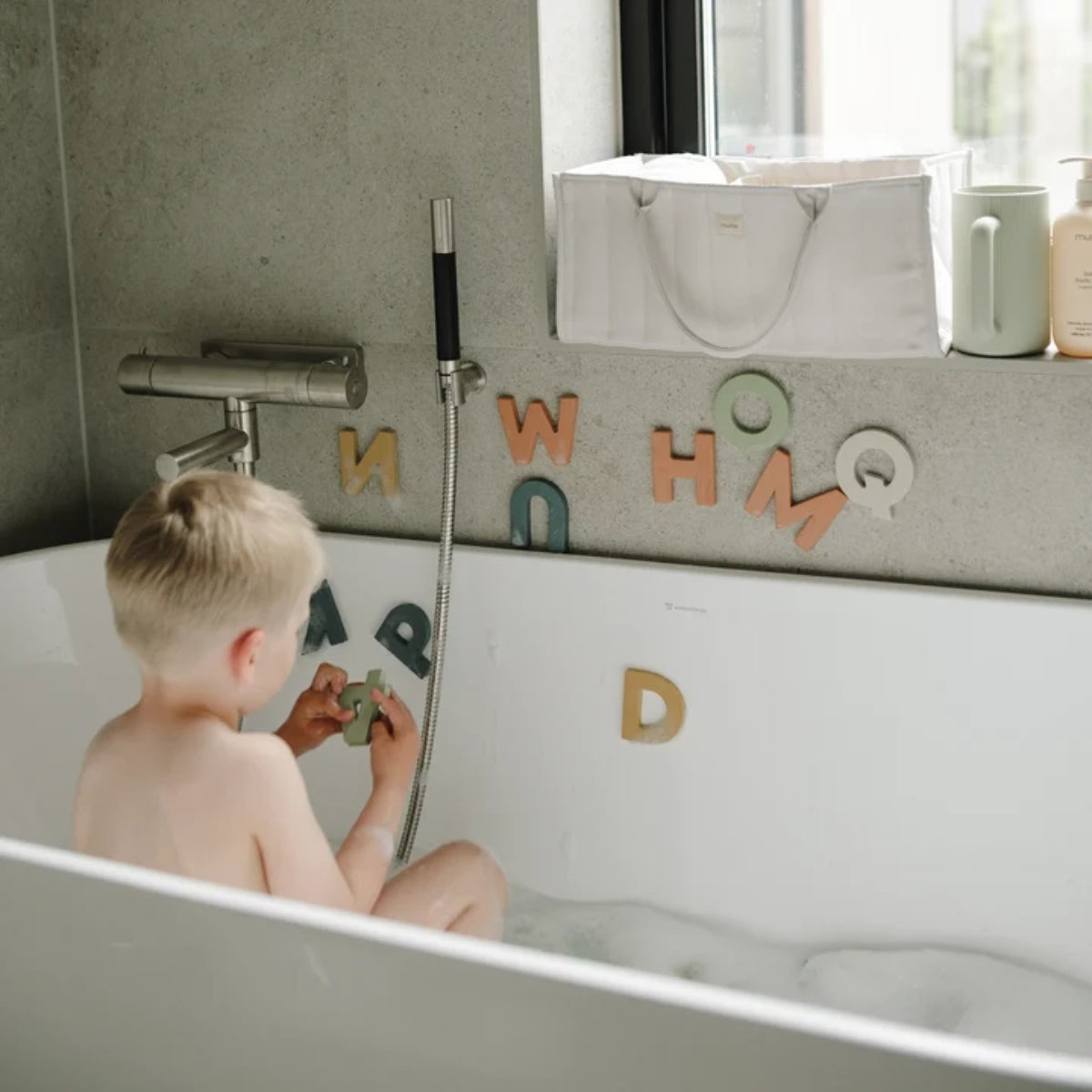 Mushie Diaper Caddy - Ivory