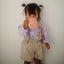 Mushie Silicone Pacifier Clip | Eva Powder on Luna Baby Store Miami
