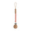 Mushie Silicone Pacifier Clip | Eva Powder on Luna Baby Store Miami