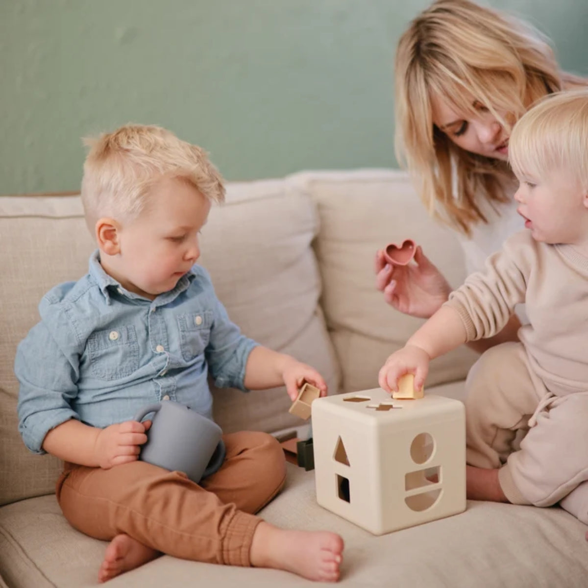 Mushie Snack Cup - Planets on Luna Baby Store Miami