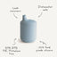 Mushie Baby Sippy Cup - Soft Lilac on Luna Baby Store Miami