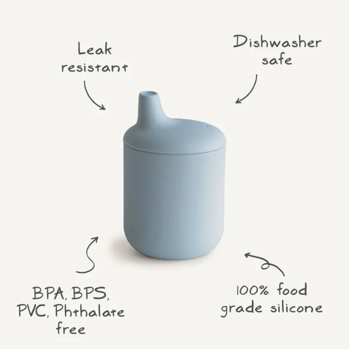 Mushie Baby Sippy Cup - Tradewinds on Luna Baby Store Miami