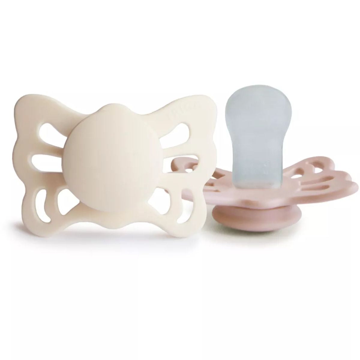 Kit De Chupetas Anatômicas Butterfly Mushie 6-18M Cream E Blush

 on Luna Baby Store Miami
