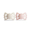 Kit De Chupetas Simétricas Lucky Mushie 6-18M Cream e Blush on Luna Baby Store Miami