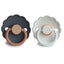 Kit De Chupetas Frigg Daisy Natural Mushie Aurora e Brigth White - 0-6M on Luna Baby Store Miami