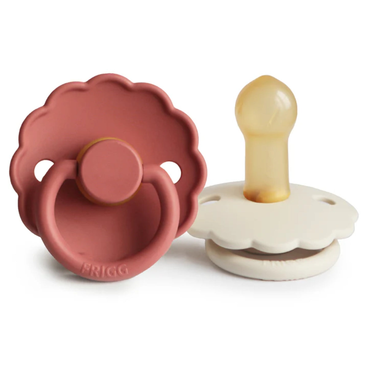 Kit De Chupetas Frigg Daisy Natural Mushie Baked Clay e Cream - 0-6M on Luna Baby Store Miami