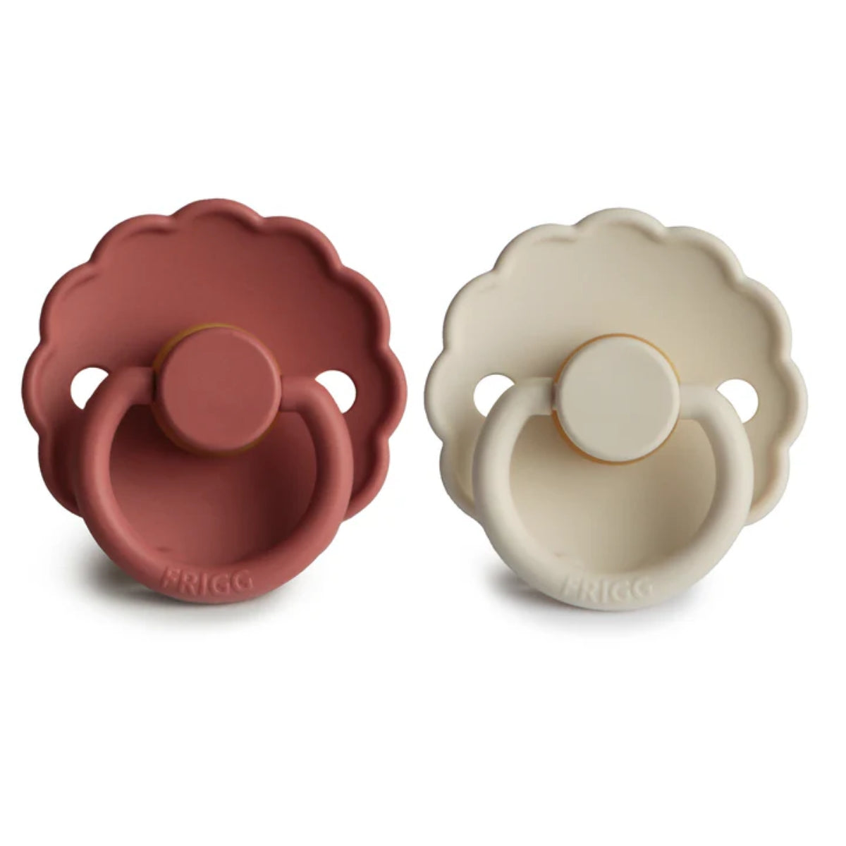 Kit De Chupetas Frigg Daisy Natural Mushie Baked Clay e Cream - 0-6M on Luna Baby Store Miami