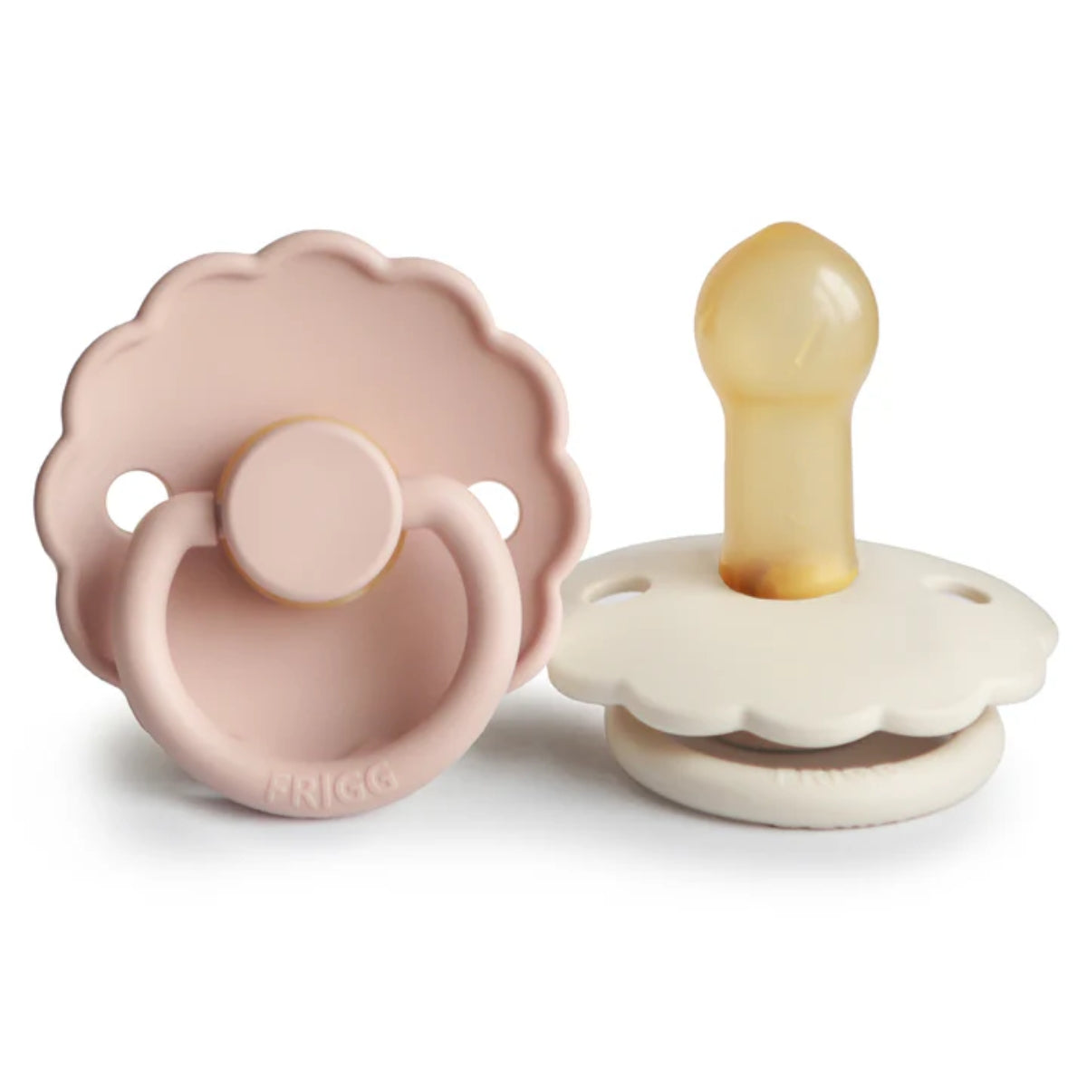 Kit De Chupetas Frigg Daisy Mushie Blush e Cream - 0-6M on Luna Baby Store Miami