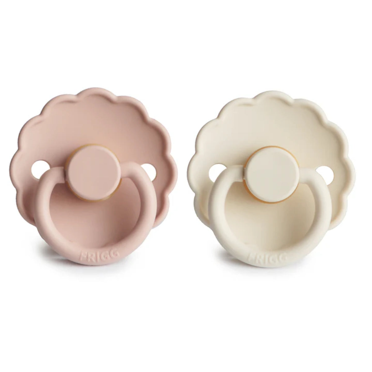 Kit De Chupetas Frigg Daisy Mushie Blush e Cream - 0-6M on Luna Baby Store Miami