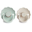 Kit De Chupetas Frigg Daisy Natural Mushie Seafoam E Cream - 0-6M on Luna Baby Store Miami