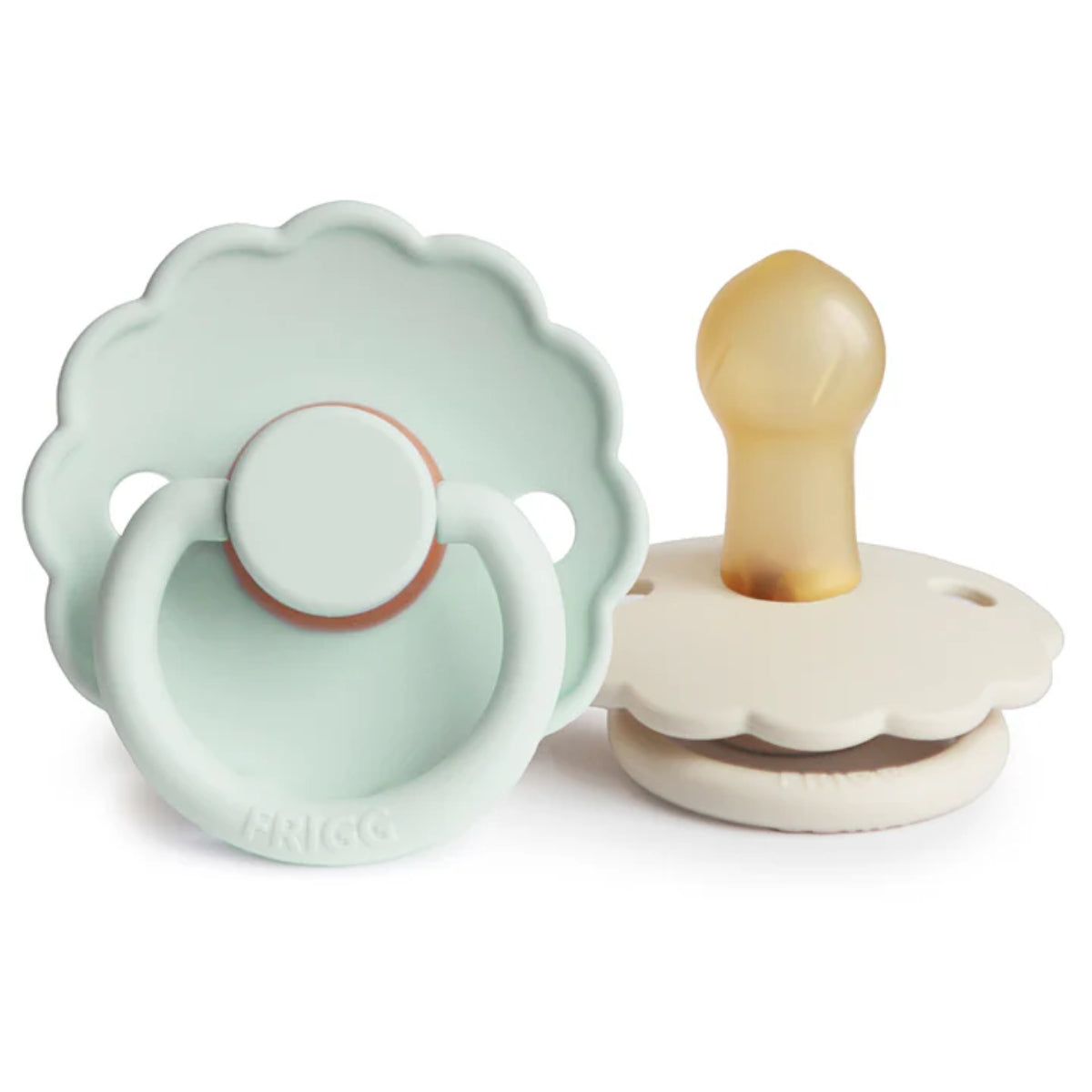 Kit De Chupetas Frigg Daisy Natural Mushie Seafoam E Cream - 0-6M