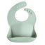 Babador De Silicone Infantil Mushie Cambridge Blue on Luna Baby Store Miami