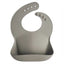 Babador De Silicone Infantil Mushie Silver Sage on Luna Baby Store Miami