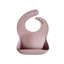 Babador De Silicone Infantil Mushie Warm Taupe on Luna Baby Store Miami