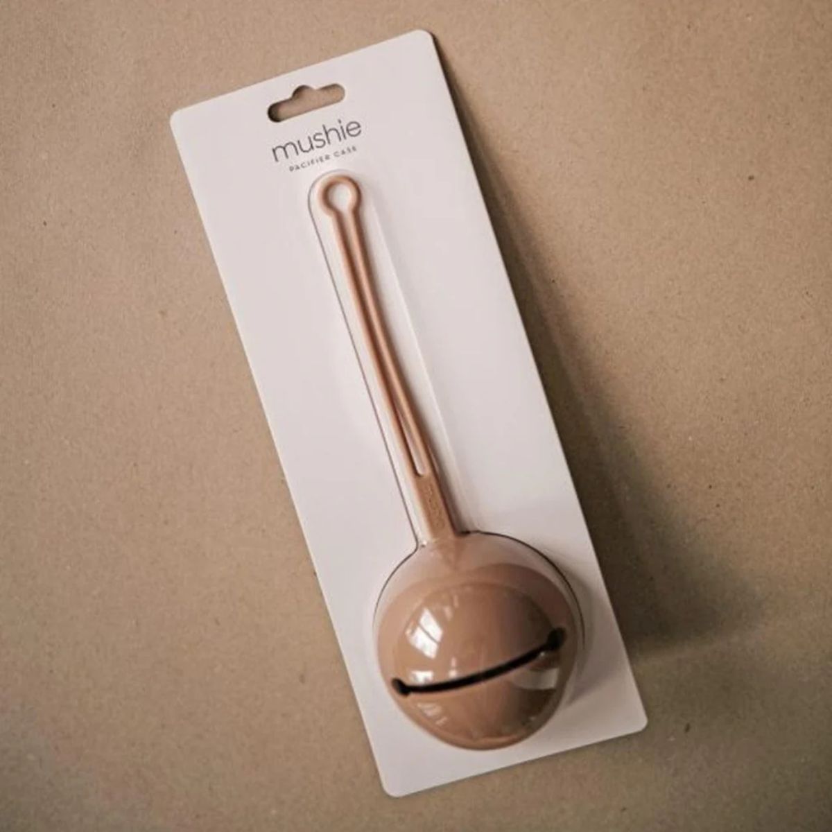 Porta Chupeta Infantil Mushie Cloudy Mauve