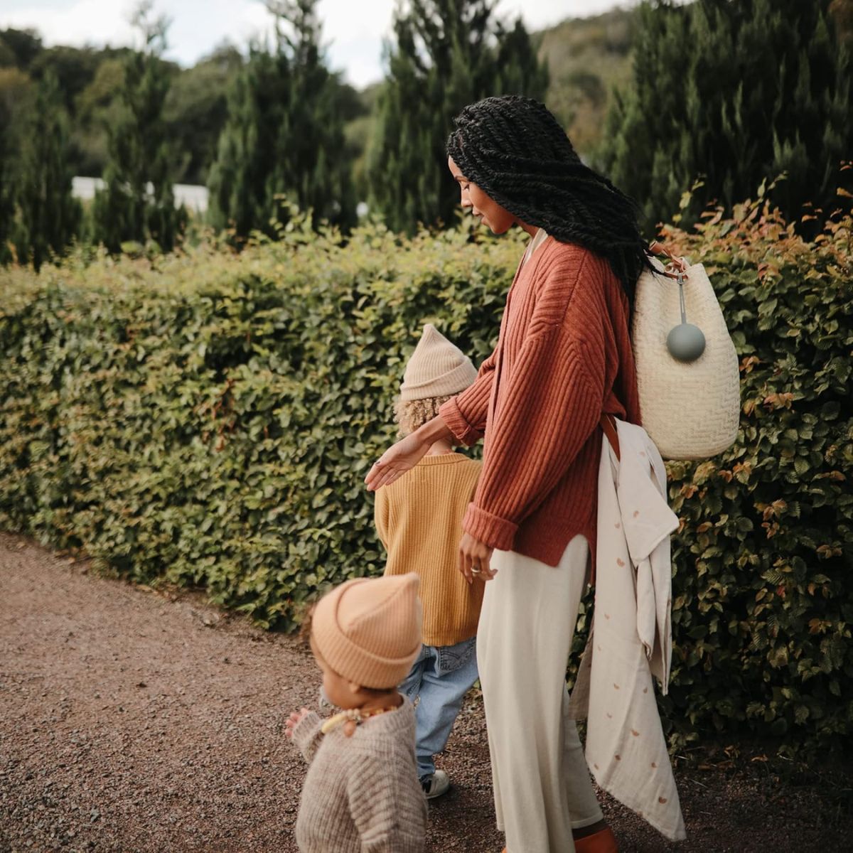 Porta Chupeta Infantil Mushie Dried Thyme