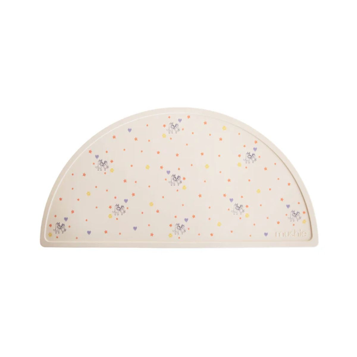 Jogo Americano Infantil Mushie Bluey Ivory on Luna Baby Store Miami