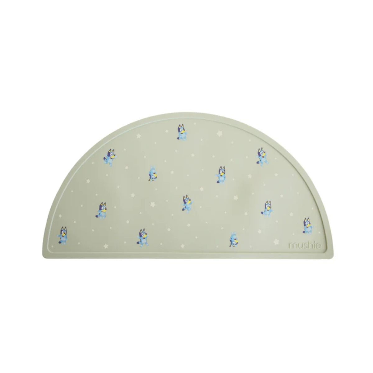 Mushie Silicone Placemat - Bluey Sage on Luna Baby Store Miami