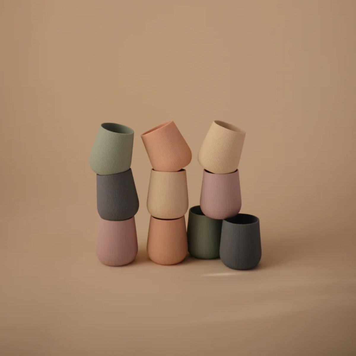 Mushie Silicone Starter Cup - Blush