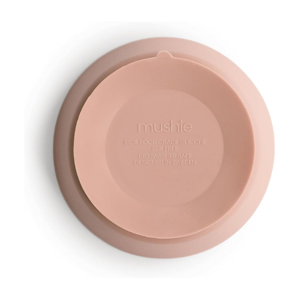 Tigela de Sucção Infantil Mushie Blush