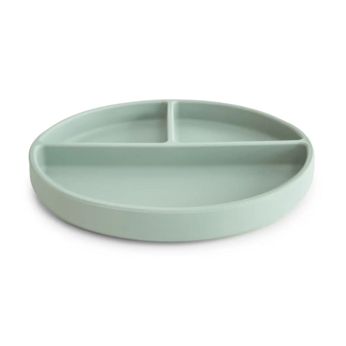 Prato De Sucção Infantil Mushie Cambridge Blue on Luna Baby Store Miami