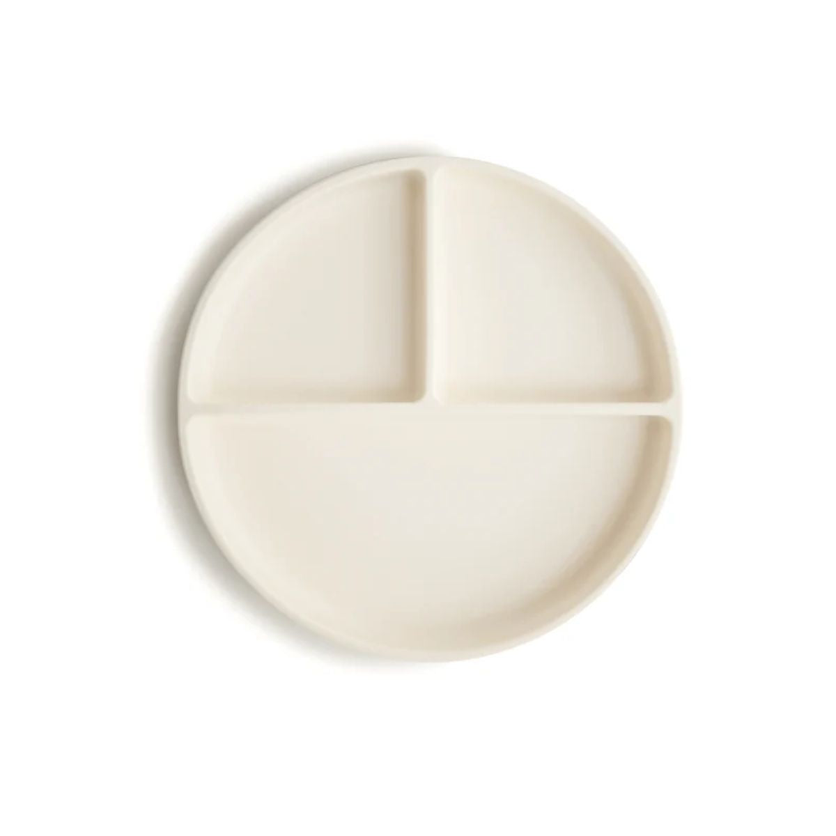 Prato De Sucção Infantil Mushie Soft Ivory on Luna Baby Store Miami