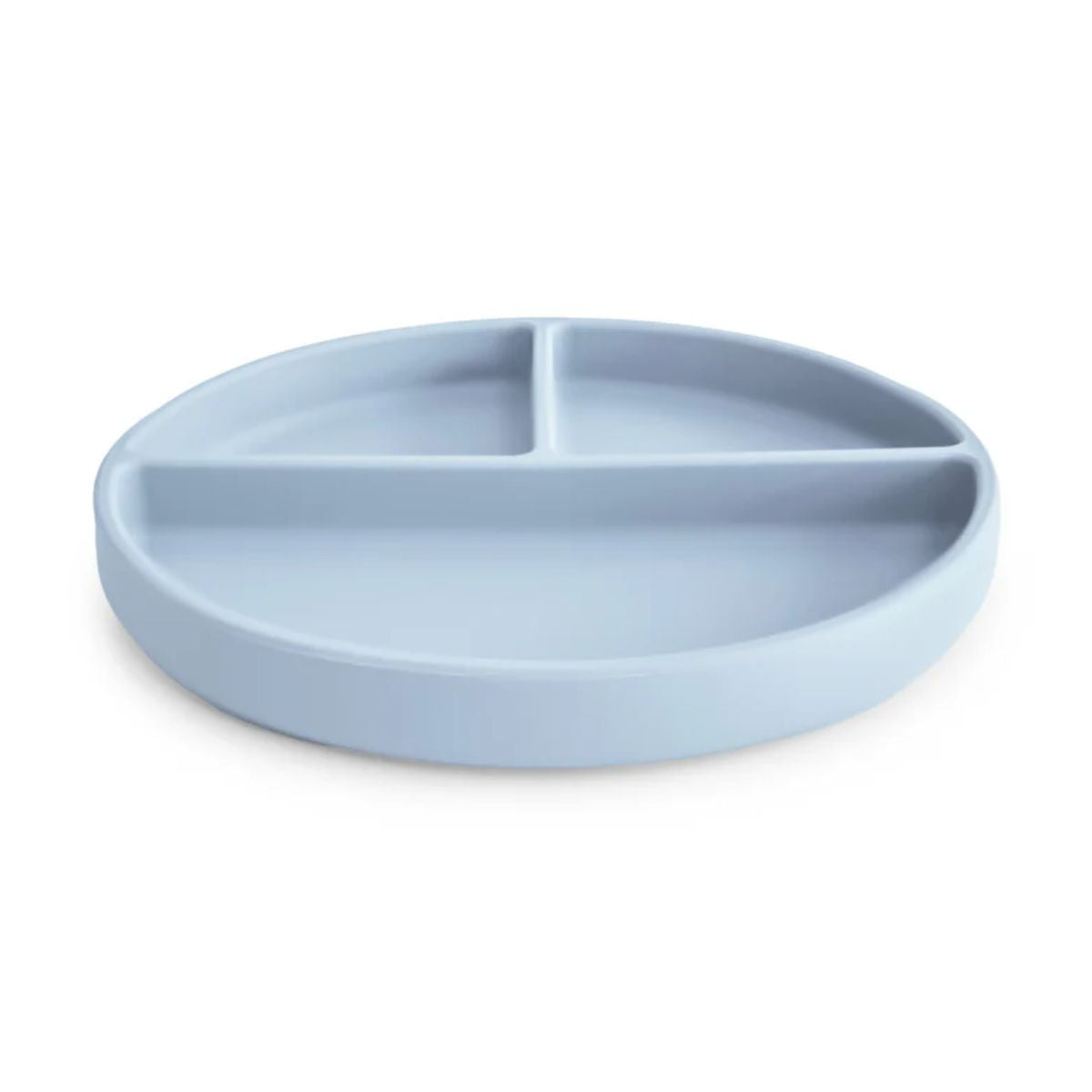 Prato De Sucção Infantil Mushie Powder Blue