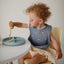 Prato De Sucção Infantil Mushie Powder Blue on Luna Baby Store Miami