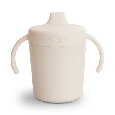 Copo de Treinamento Infantil Mushie Sippy Ivory