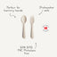 Kit de Talheres Infantil Mushie Powder Blue on Luna Baby Store Miami