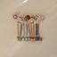 Mushie Silicone Pacifier Clip | Hera - Tradewinds on Luna Baby Store Miami