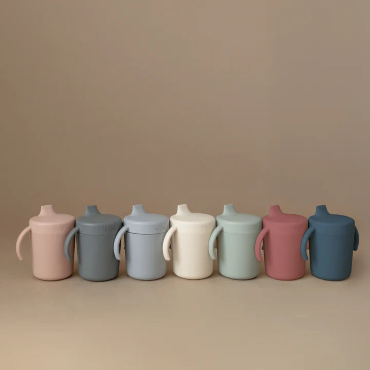 Copo de Treinamento Infantil Mushie Sippy Ivory