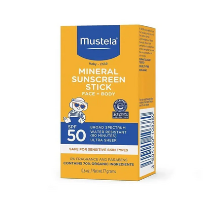 Mustela - Protetor Solar Mineral Bebê FPS 50 Amplo Espectro