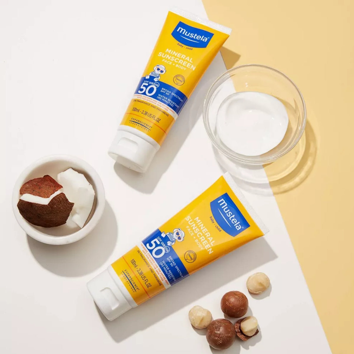 Mustela - Loção Mineral para Bebês Rosto e Corpo SPF 50