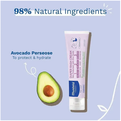 Mustela - Creme para Assaduras de Bebê 123