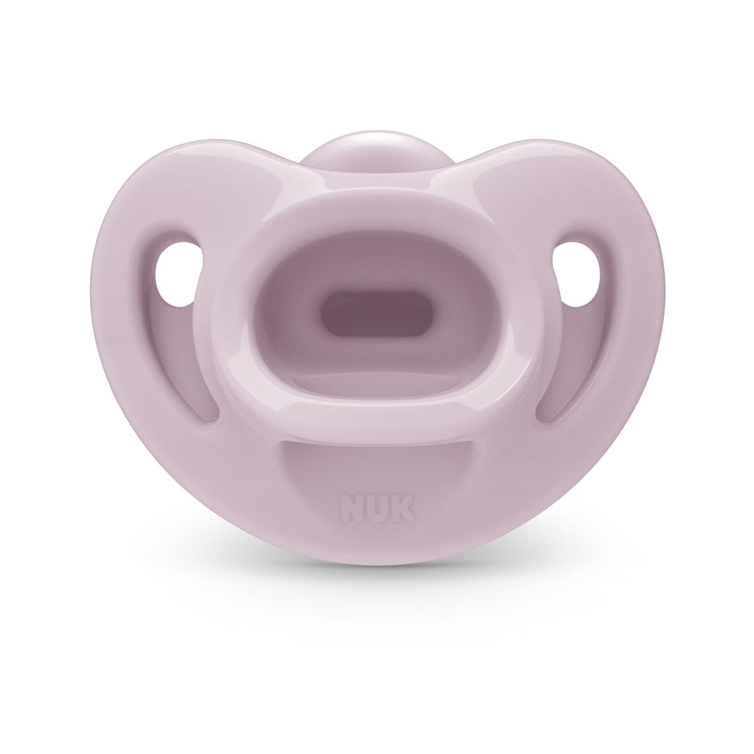 NUK Comfy Chupeta 100% Silicone, 0-6 meses 3 unidades - Rosa